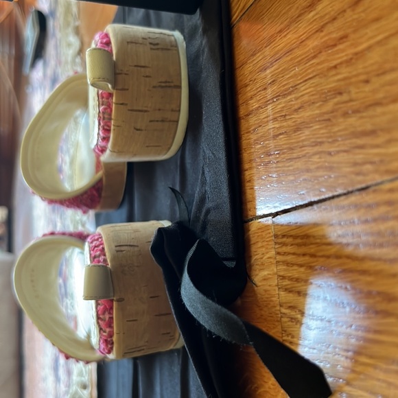 CHANEL 21C PINK CORK MULE SANDAL - size 36 - Picture 4 of 5
